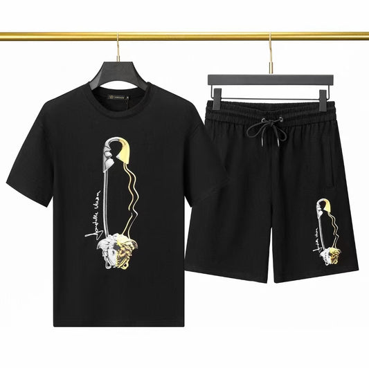 ROUND NECK T-SHIRT & SHORTS COORD SETS