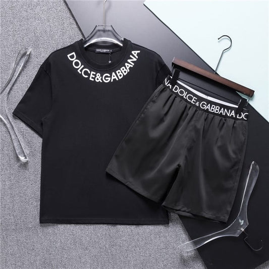 ROUND NECK T-SHIRT & SHORTS COORD SETS