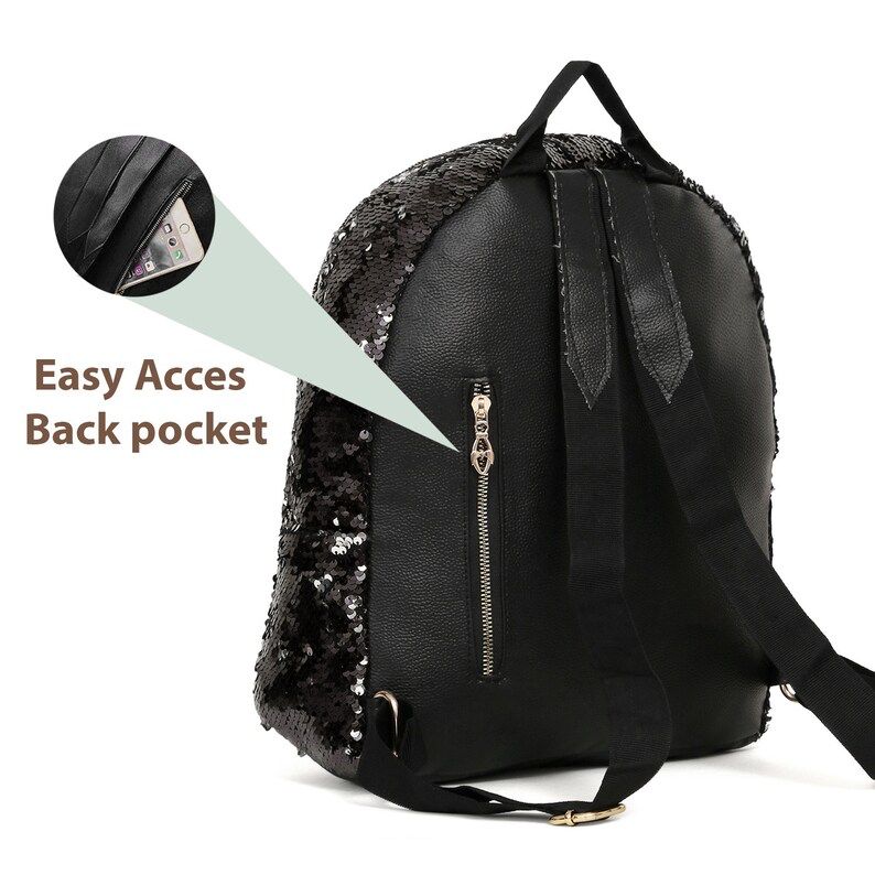 REVERSIBLE SEQUINS BACKPACK