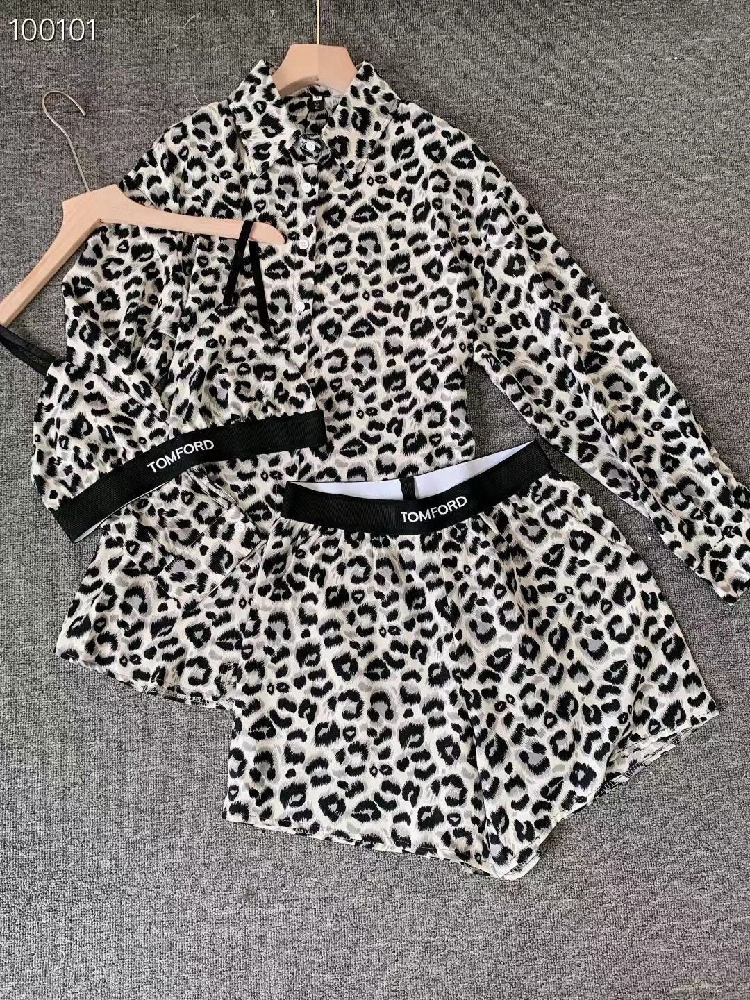 THREE PIECE LEOPARD COORD SET