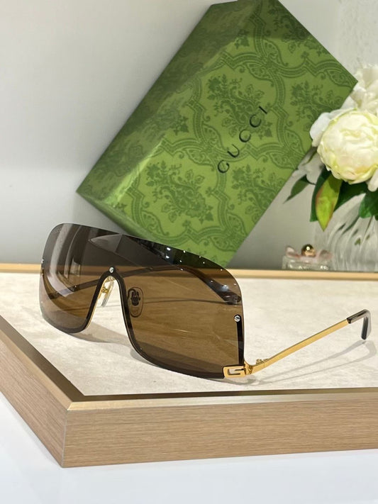 MASKED-SHAPED FRAME SUNGLASSES