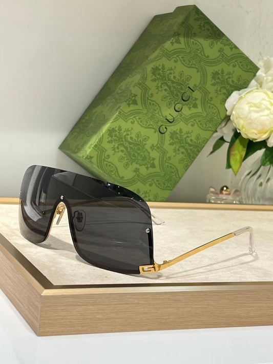 MASKED-SHAPED FRAME SUNGLASSES