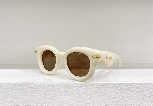 WOMEN'S INFLATED ROUND SUNGLASSES