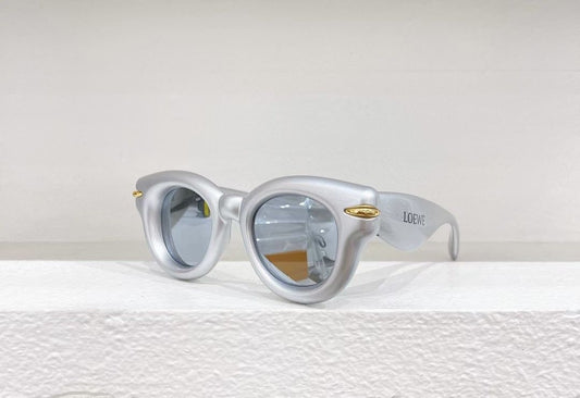 WOMEN'S INFLATED ROUND SUNGLASSES