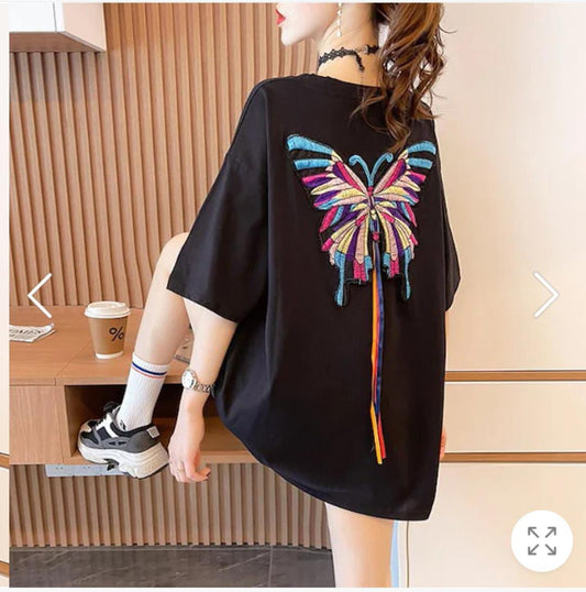 BUTTERFLY SHORT DRESS