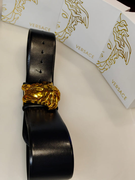 LA MEDUSA LEATHER BELT