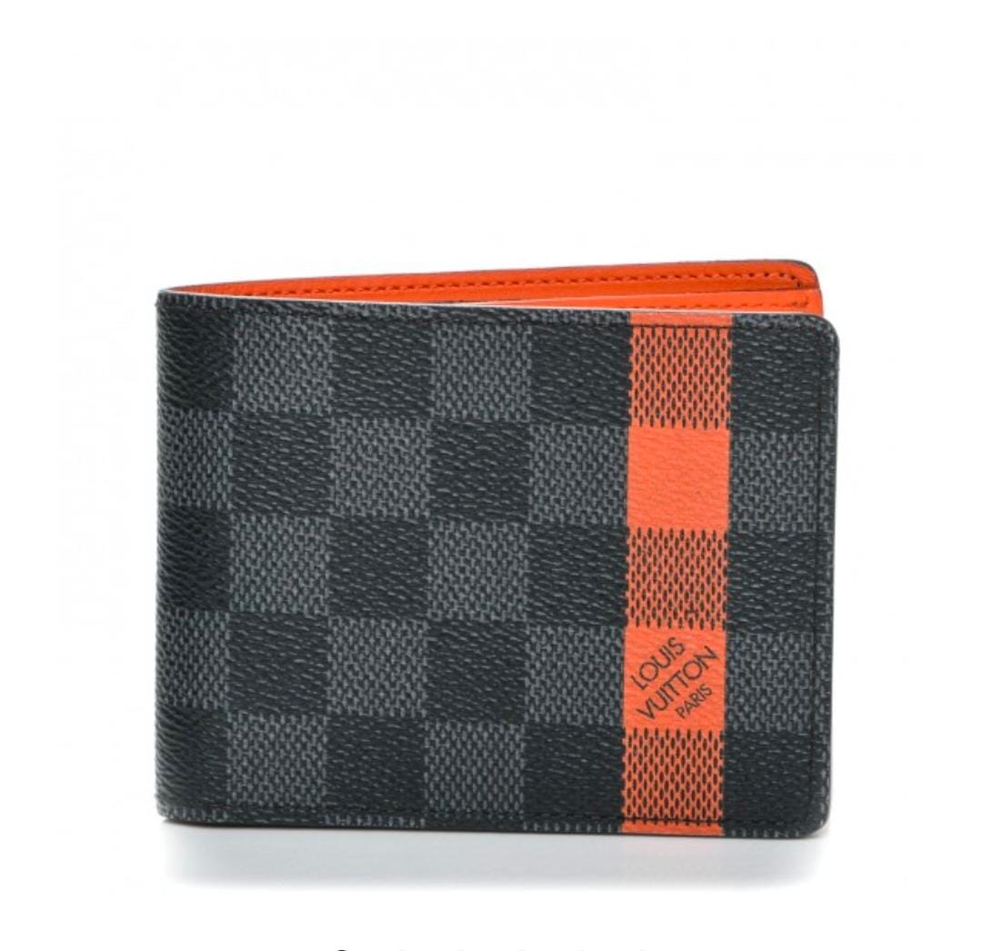 DAMIER GRAPHITE STRIPE SLENDER WALLET