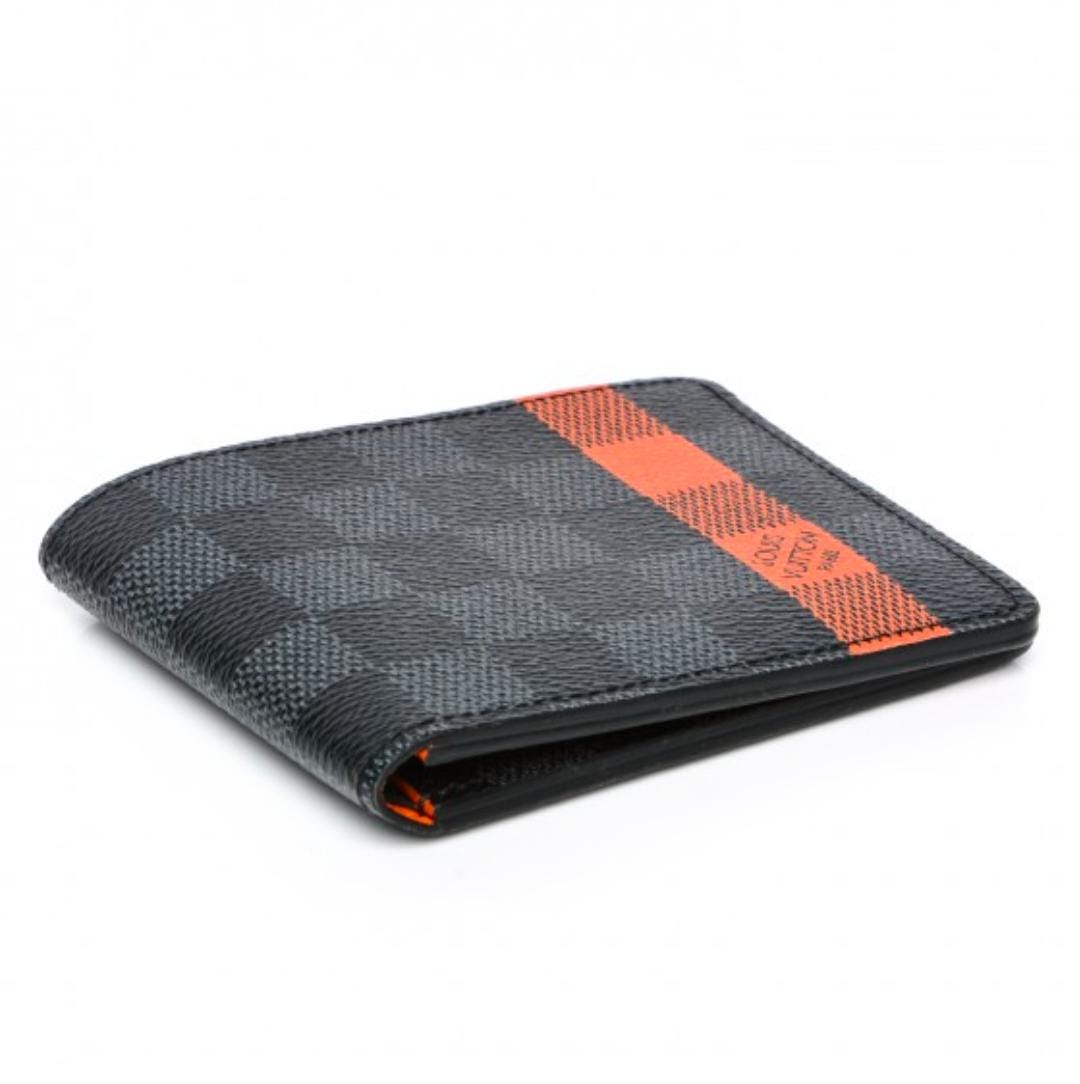 DAMIER GRAPHITE STRIPE SLENDER WALLET