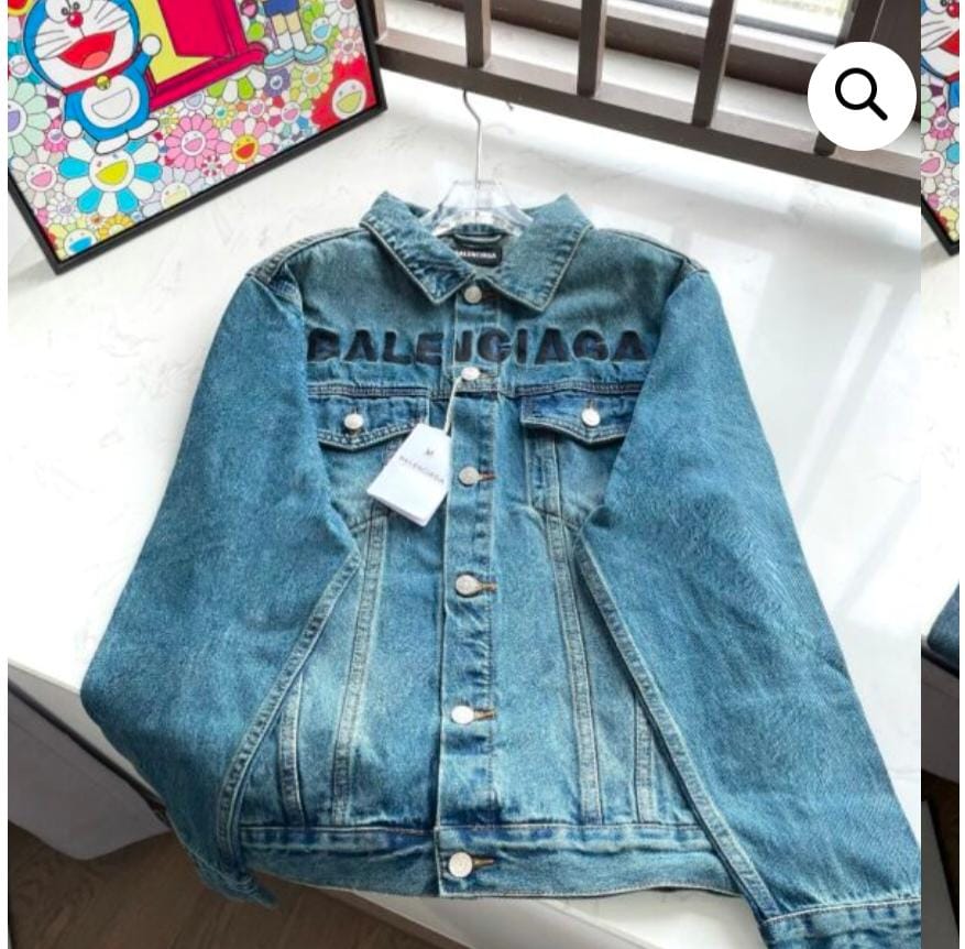 DENIM JACKET WITH INITIALS