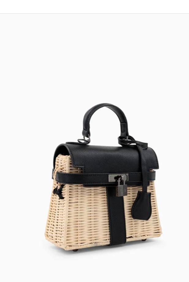 KELLY PICNIC STRAW MINI HANDBAG