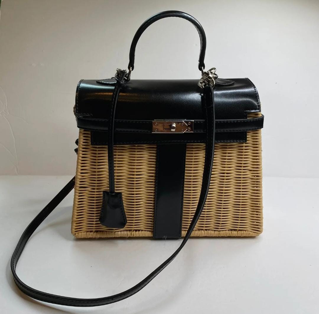 KELLY PICNIC STRAW HANDBAG