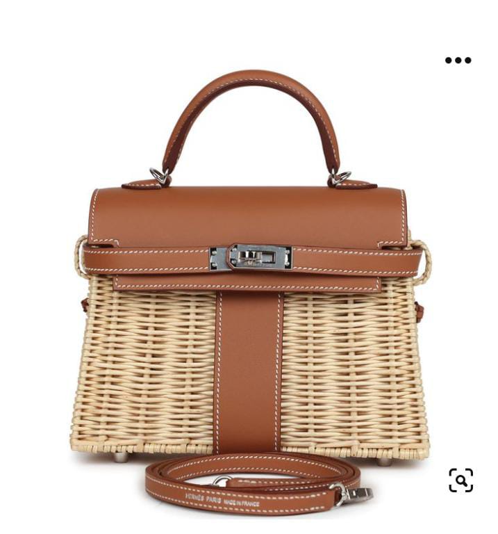 KELLY PICNIC STRAW MINI HANDBAG